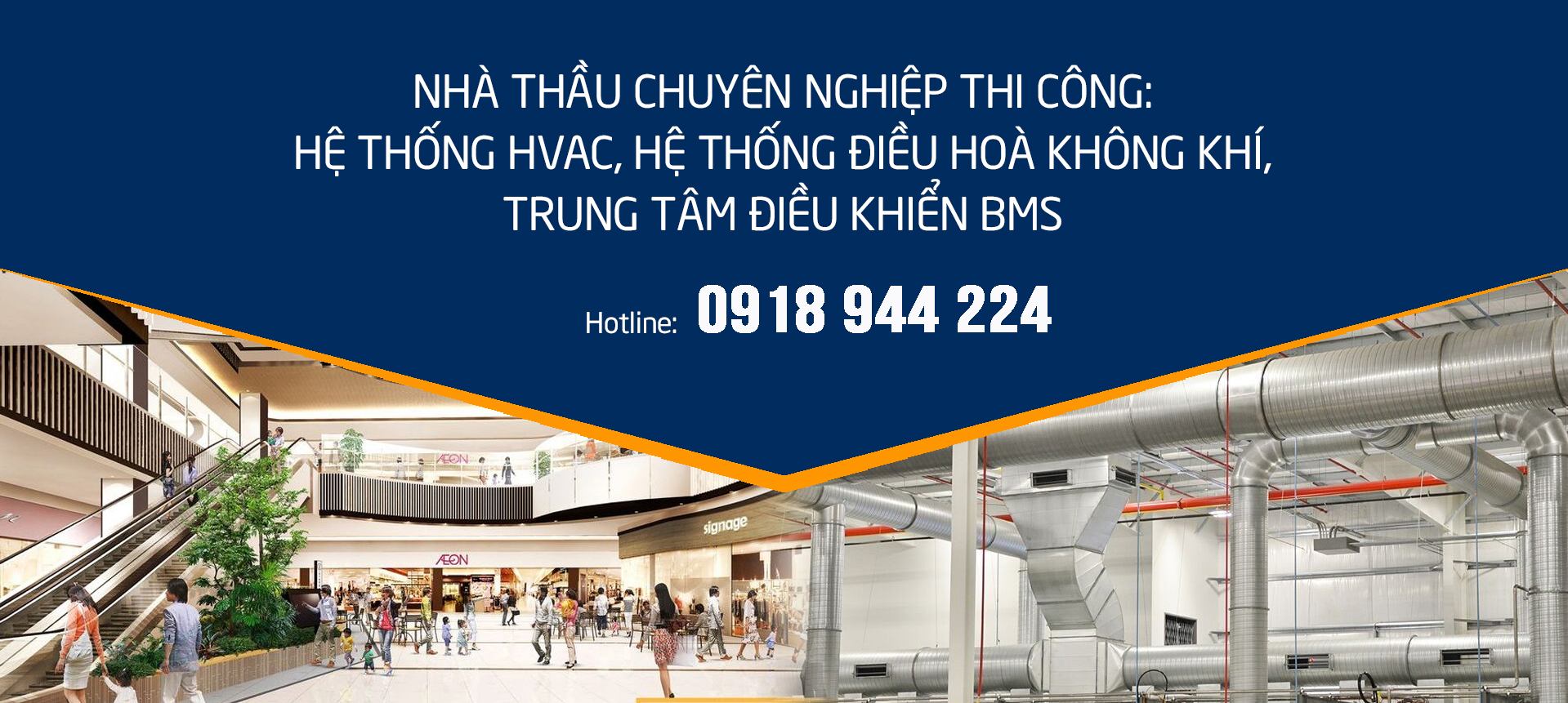 Nhà thầu chuyên nghiệp thi công hệ thống HVAC, hệ thống điều hoà không khí, trung tâm điều khiên BMS