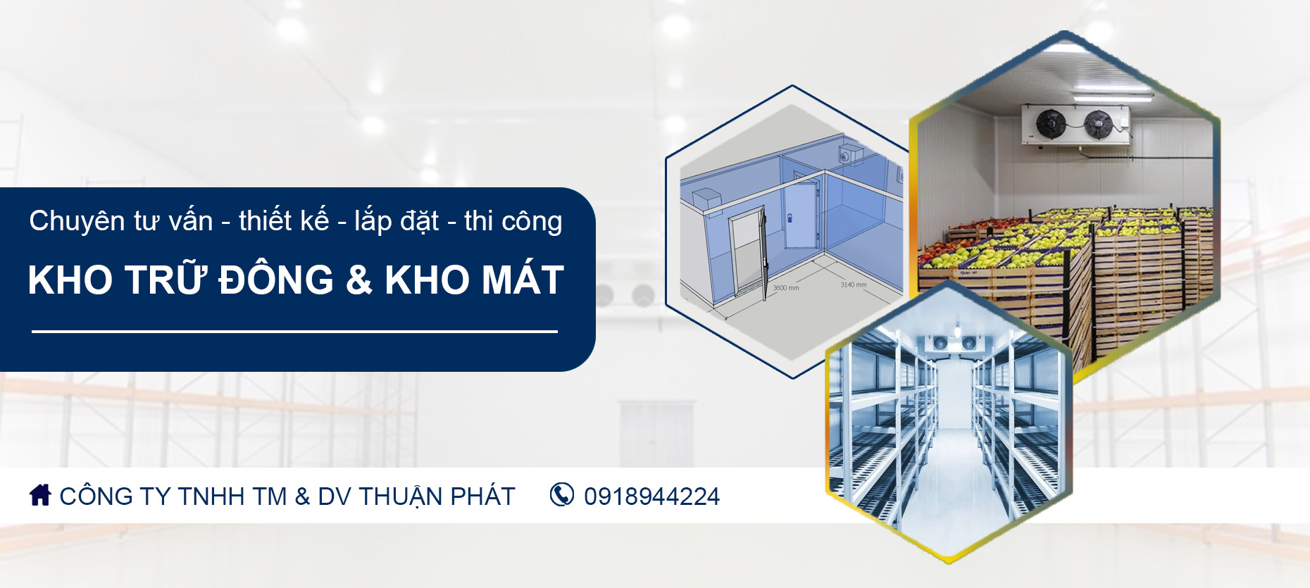 Thi công lắp đặt kho lạnh công nghiệp