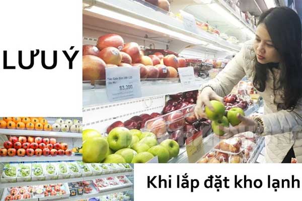 Lưu ý khi lắp đặt kho lạnh bảo quản hoa quả